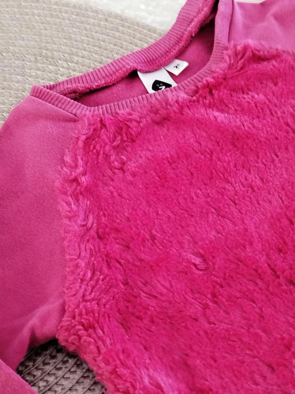 🌈Pull sweat rose fuchsia Z Fille 2ans / 86cm – photo 3